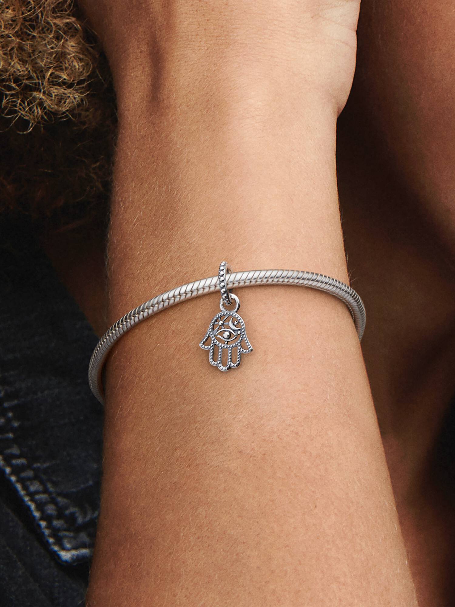 Beschermende Hamsa Hand Hangende Bedel