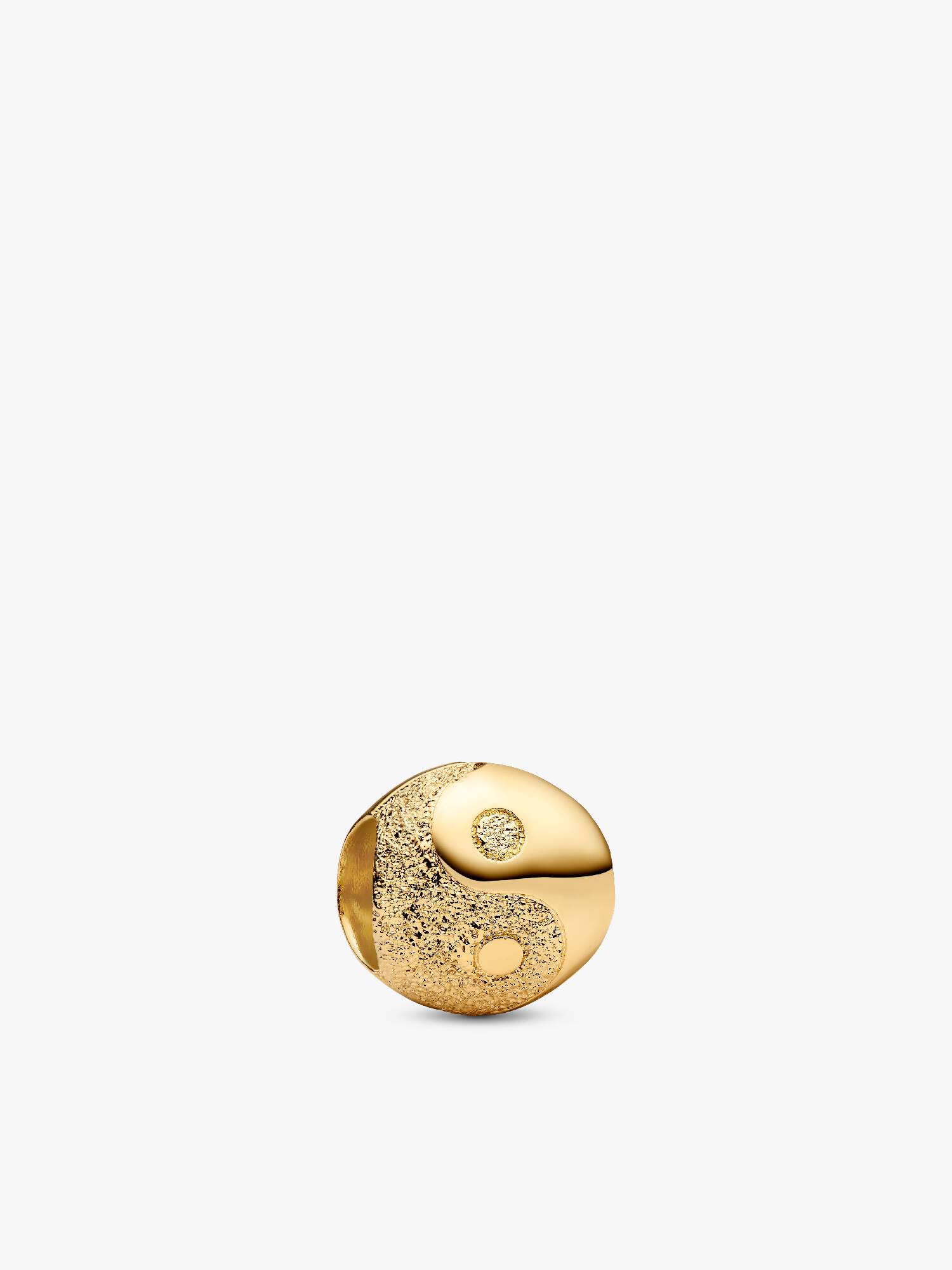 Minibedel getextureerde yin en yang