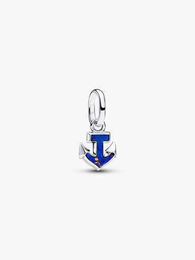 Blauwe Anker Mini Hangende Bedel