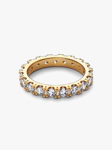 Sprankelende Rij Eternity Ring