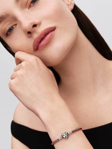 Pepermunt Koord Box Chain Armband