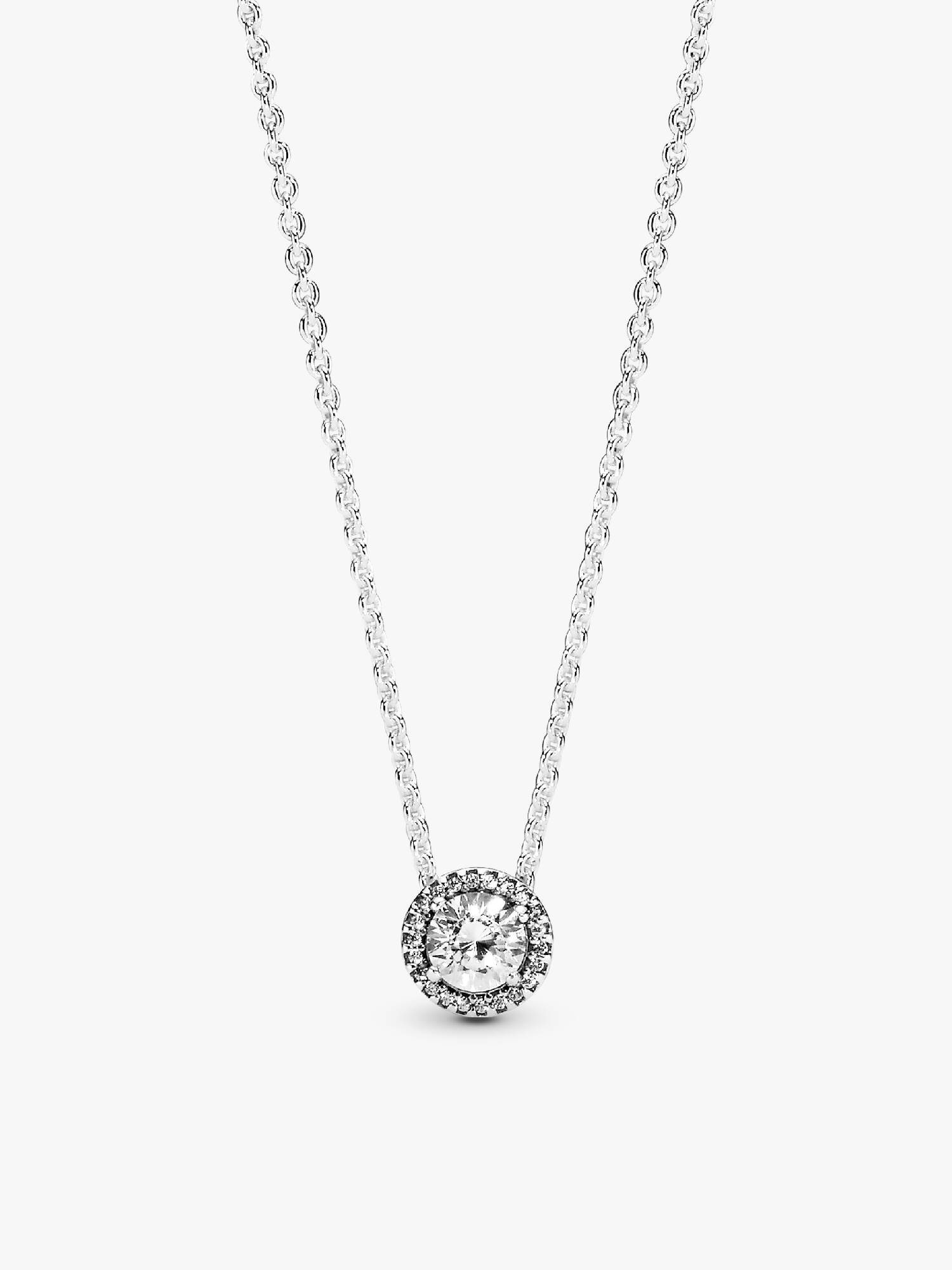 Ronde Sprankelende Stralenkrans Ketting