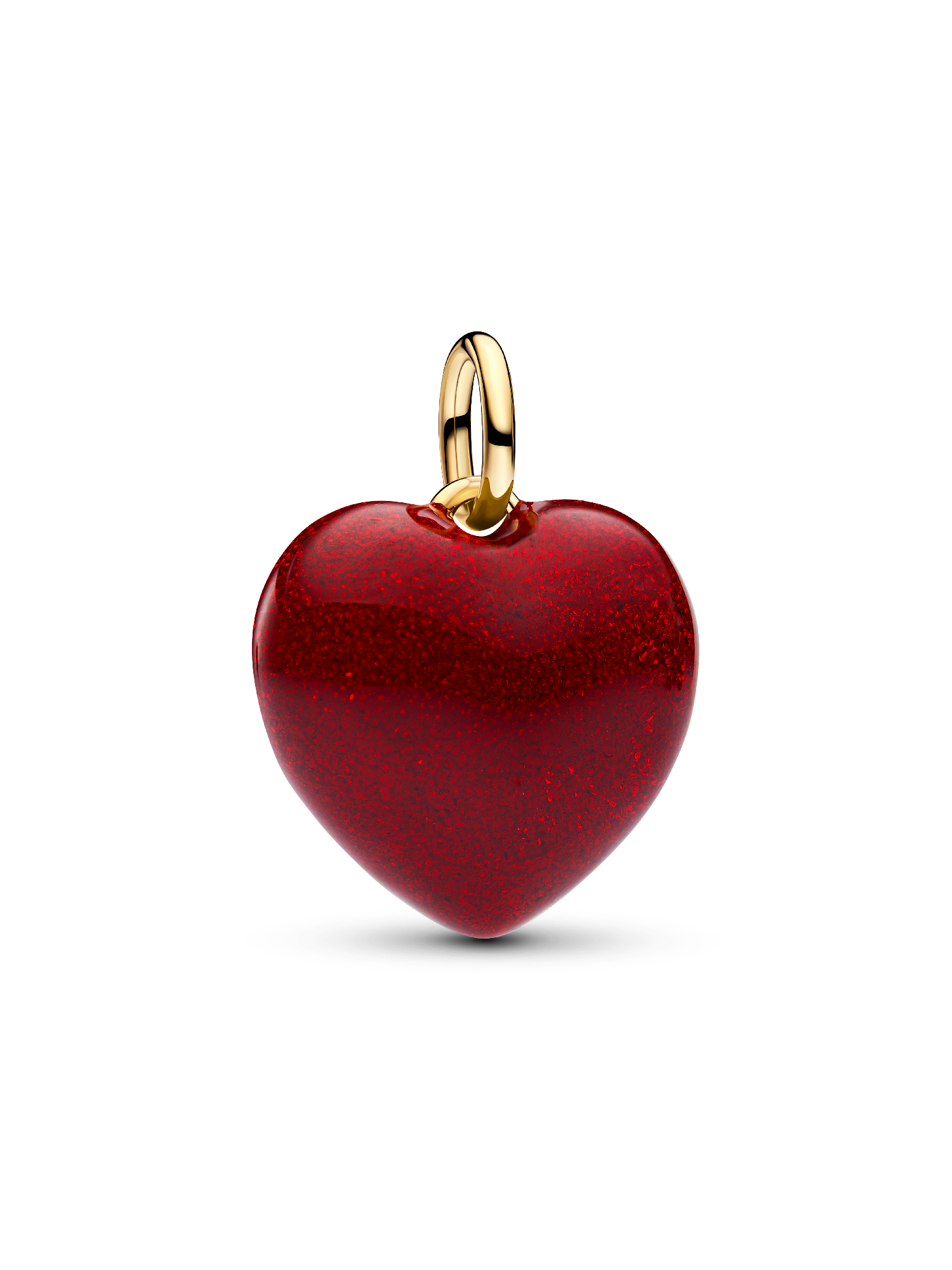 Rood Gezwollen Hart Hangende Bedel