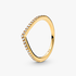Sprankelende Wishbone Ring Sprankelende Wishbone Ring