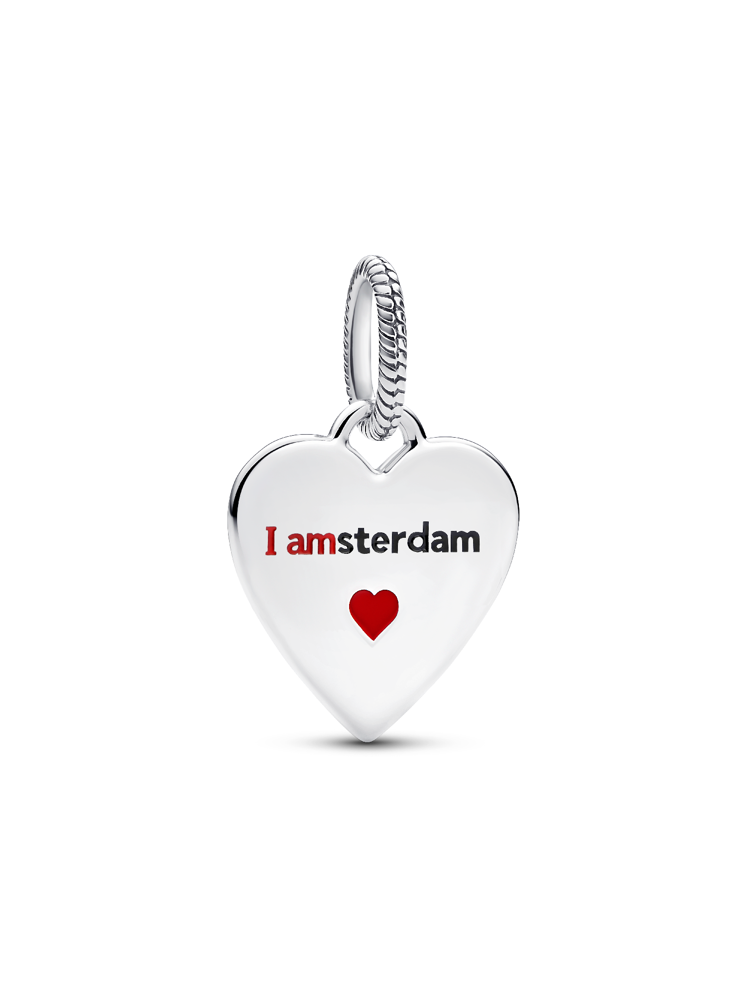 I love Amsterdam heart tag pendant