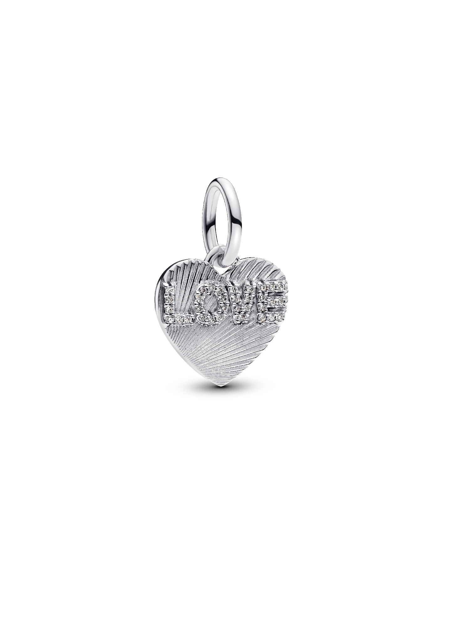 Hangende bedel met graveerbaar love-hart