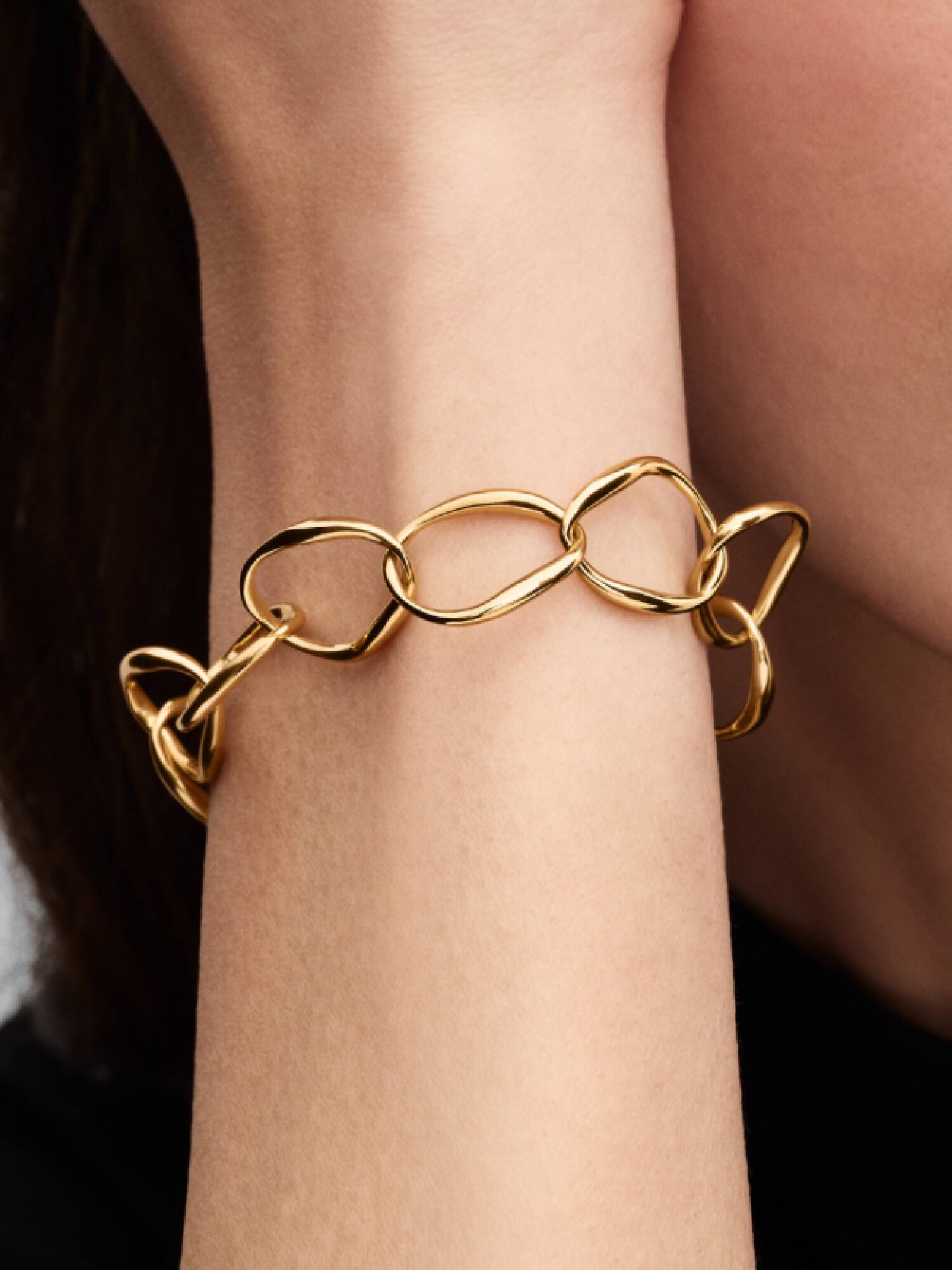 Organisch Gevormde Schakelarmband