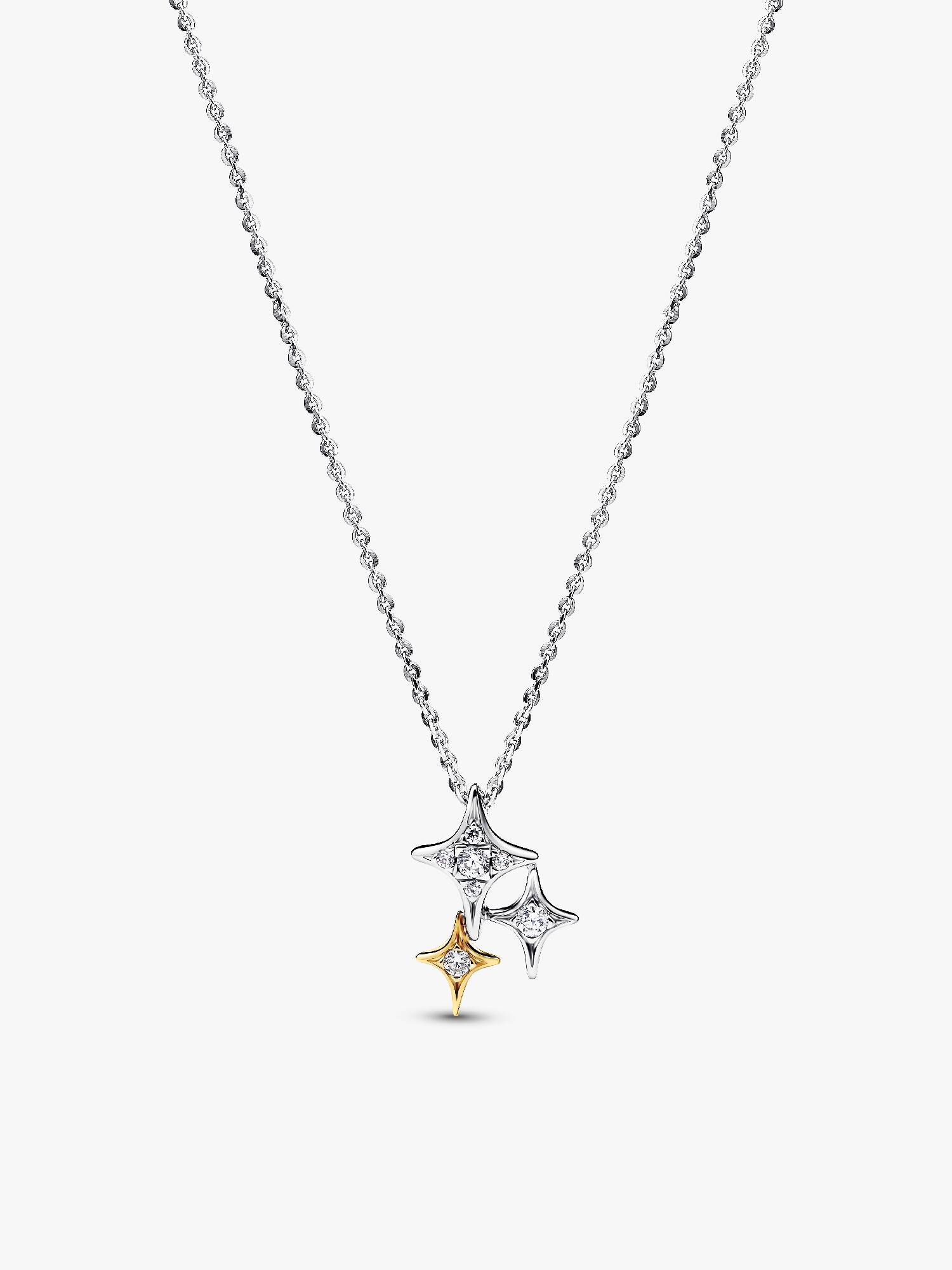 Driedubbele Ster Ketting met Hanger