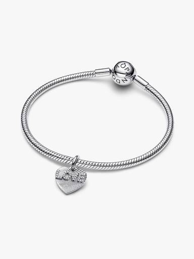 Hangende bedel met graveerbaar love-hart