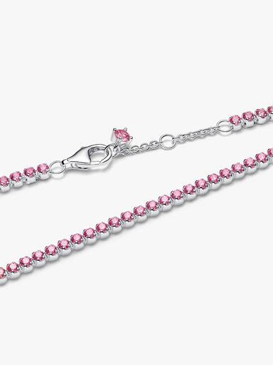 Kleine Roze Tennisarmband