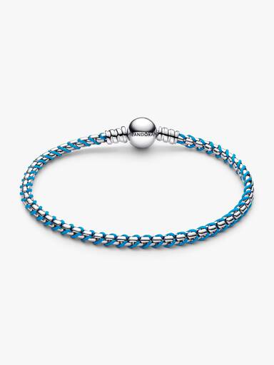 Blauw Koord Chain armband