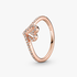 Sparkling Wishbone Hart Ring Sparkling Wishbone Hart Ring