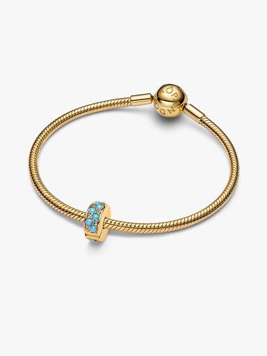 Aquablauwe Clip Bedel