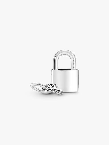 Hangslot en sleutel hangende bedel