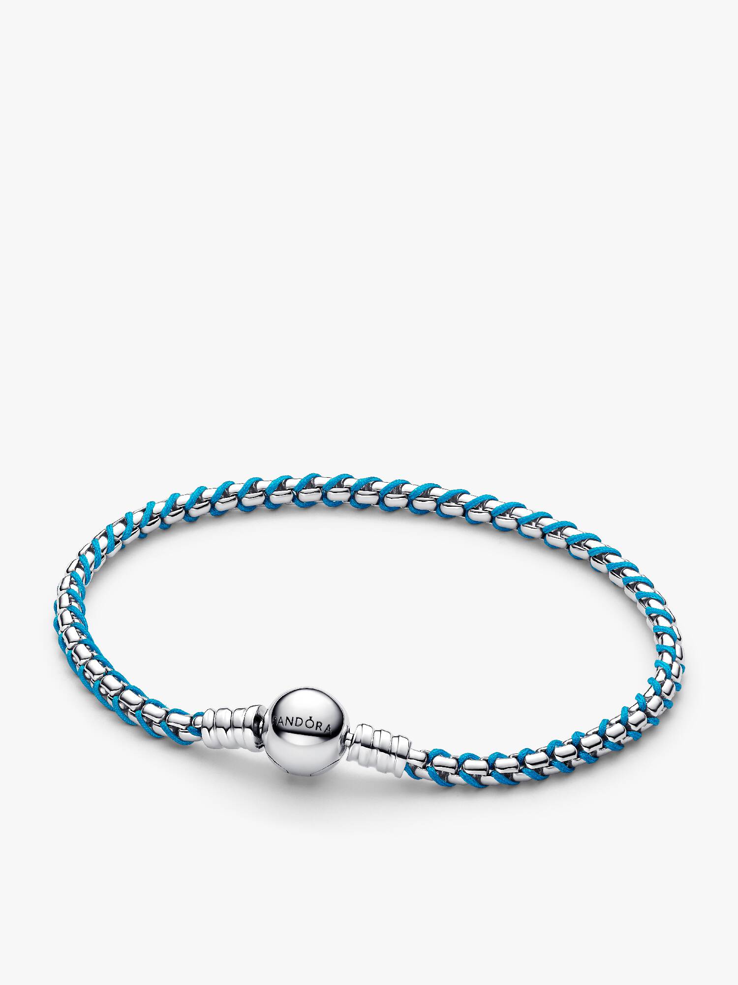 Blauw Koord Chain armband