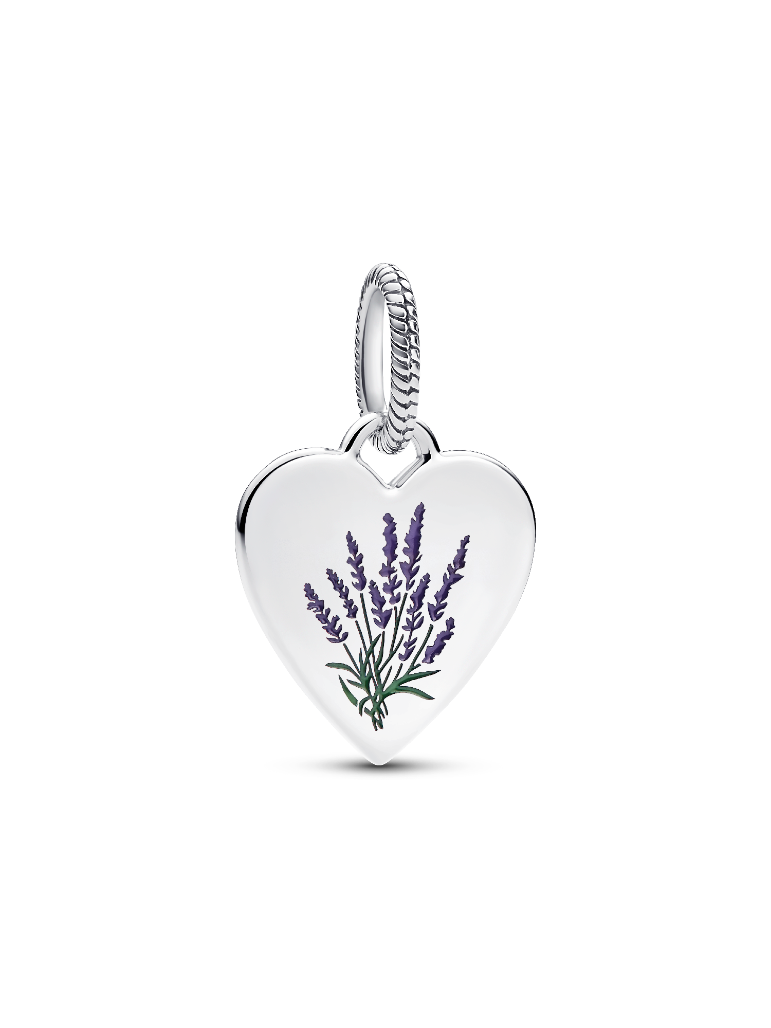 Graveerbare Lavendel Hart Tag Hanger