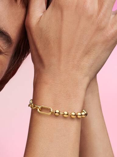 Pandora ME metalen beads & schakelarmband