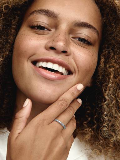 Pandora Timeless enkele rij pavé ring