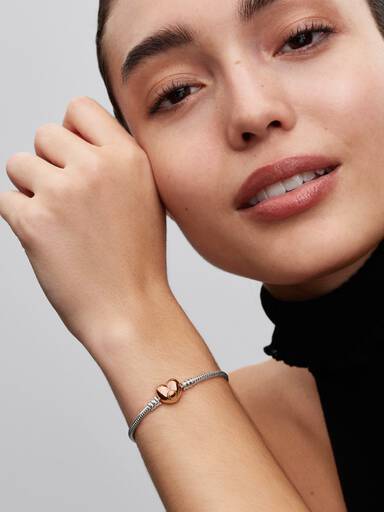 Moments Hart & Snake Chain Armband