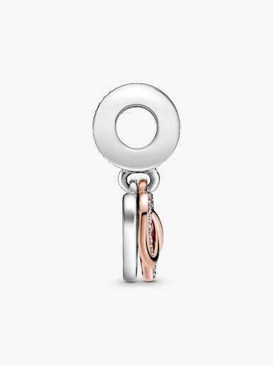 Sprankelende Infinity Hart Hangende Bedel