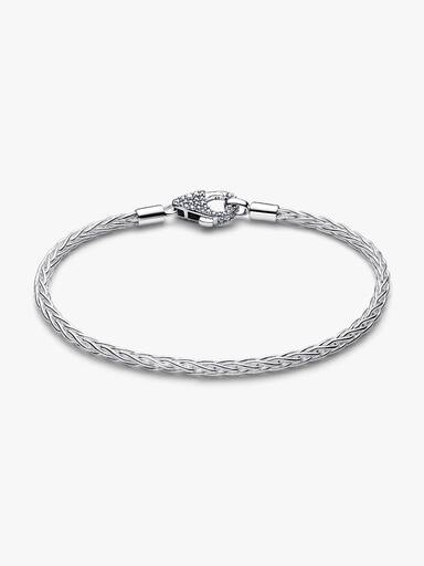 Pavé Sluiting Foxtail Bedelarmband