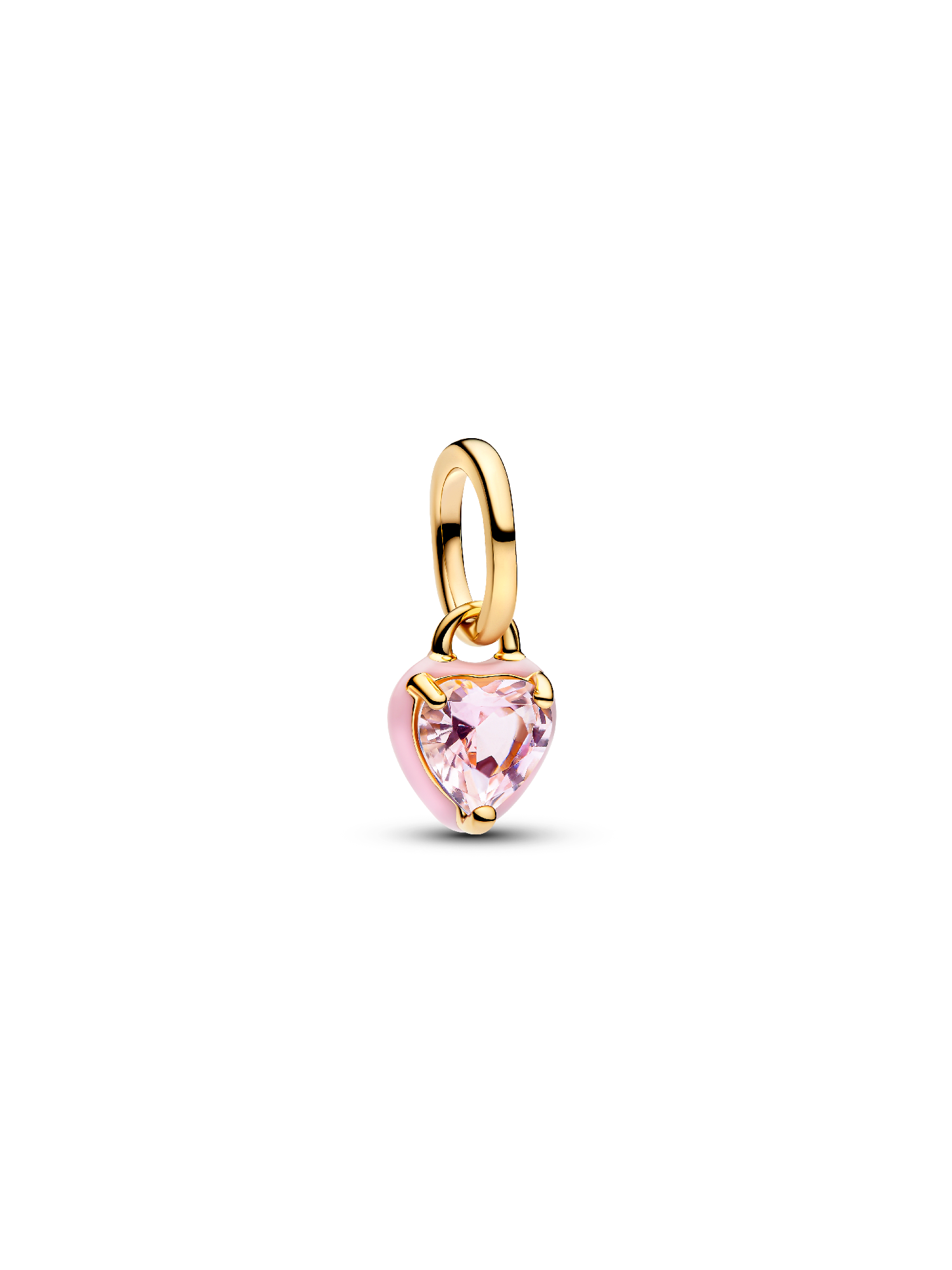 Roze Chakra Hart Mini Hangende Bedel