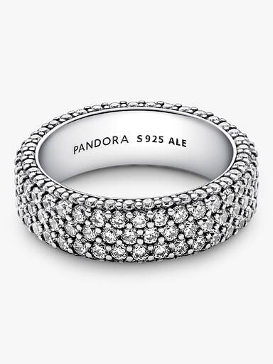 Pandora Timeless driedubbele rij pavé ring