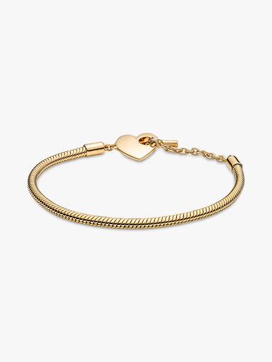 Pandora Moments Hart T-Balk Snake Chain Armband