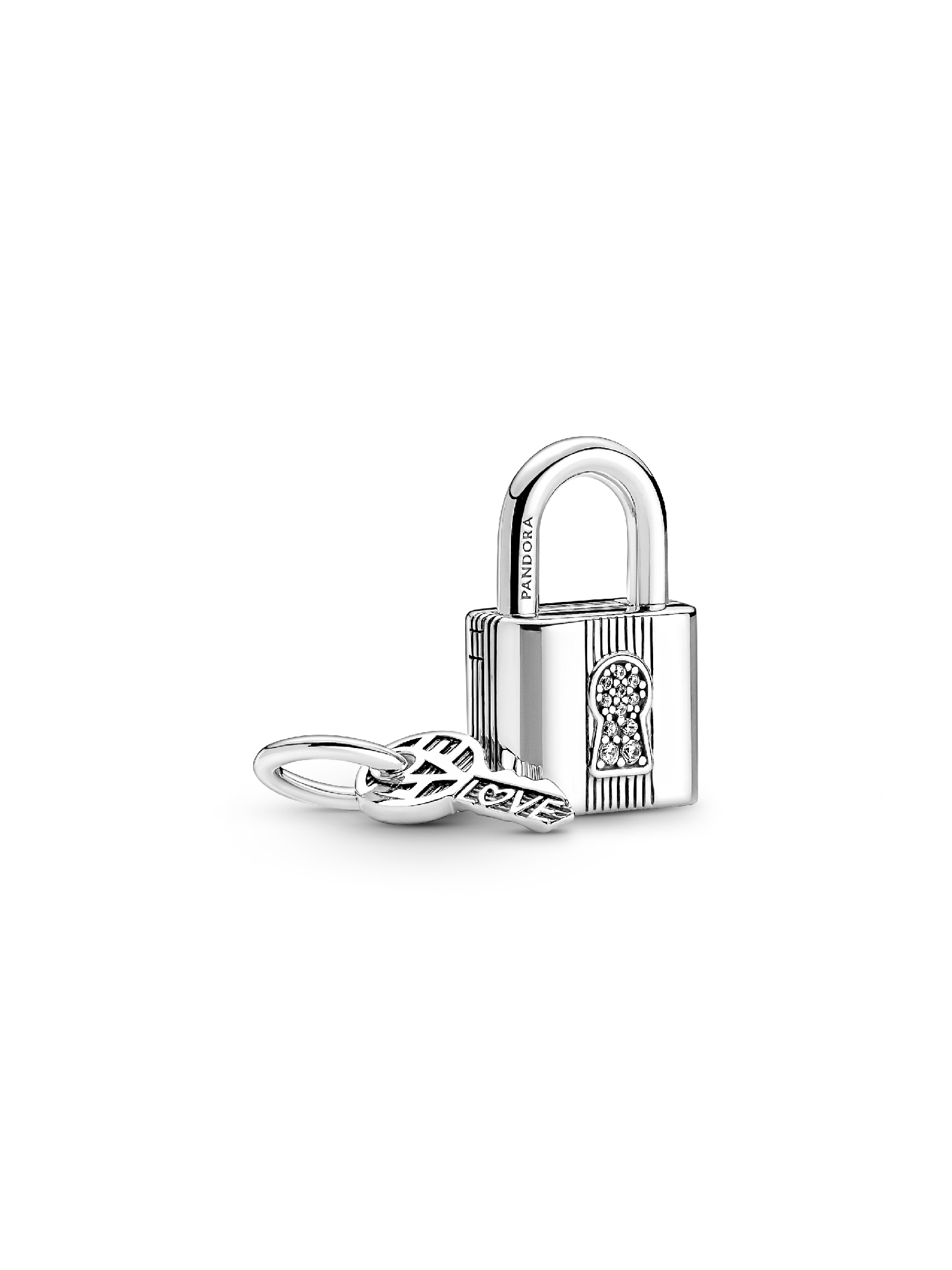 Hangslot en sleutel hangende bedel