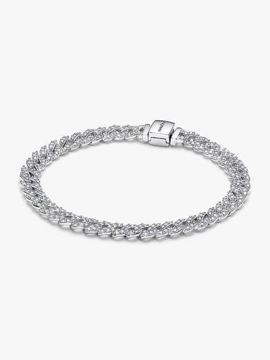 Pandora Timeless Pavé Cuban Schakelarmband