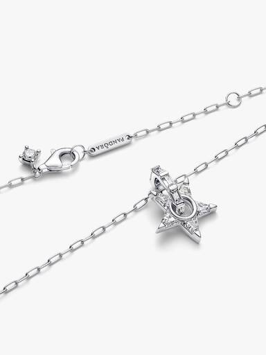 Sprankelende Stella Opengewerkte Ketting met Hanger
