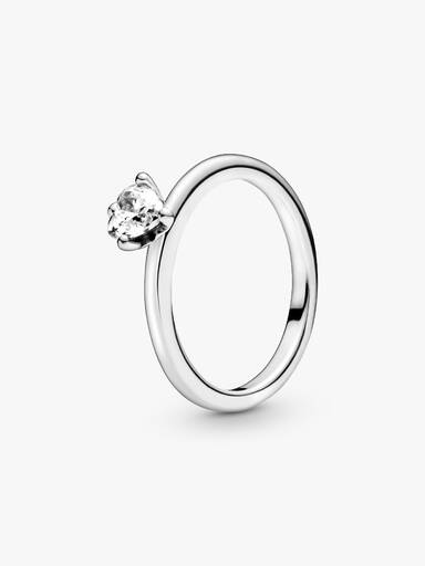 Helder Hart Solitair Ring