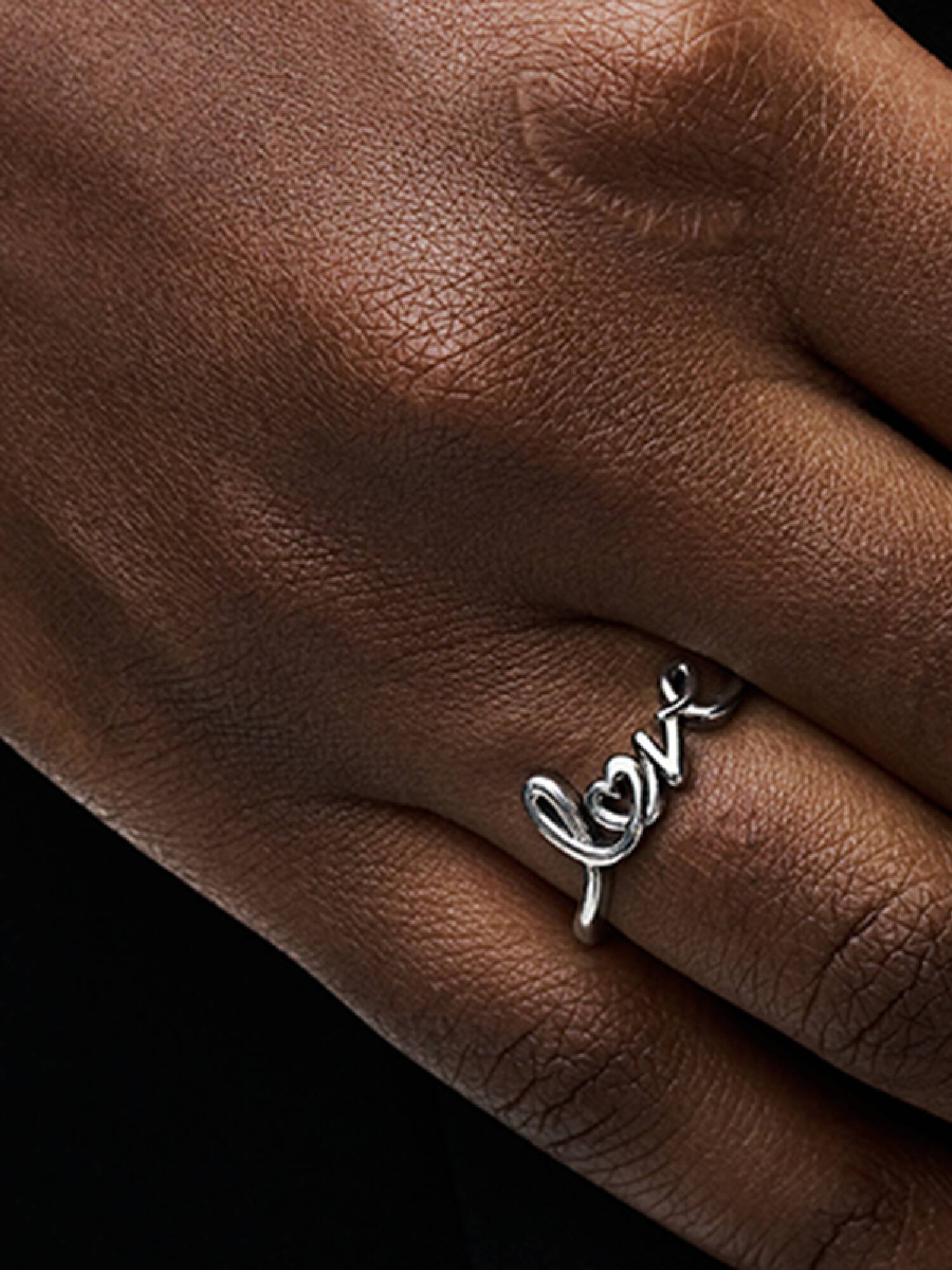 Handgeschreven love ring