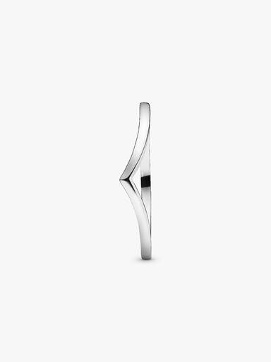 Gepolijste wishbone-ring