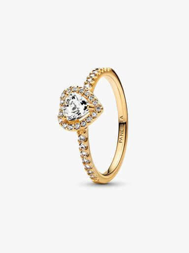 Ring met verhoogd hart