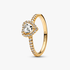 Ring met verhoogd hart Ring met verhoogd hart