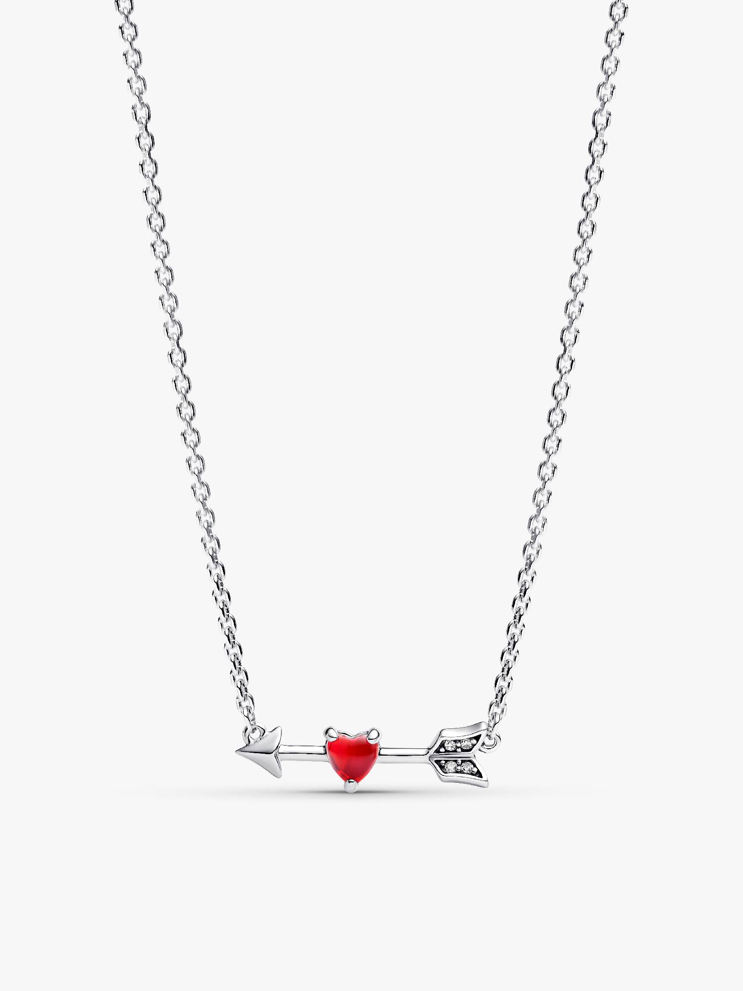 Pijl & Muranoglas Hart Halsketting
